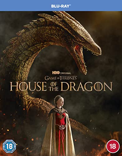 House of the Dragon" Season 1 Blu-ray cover with a dragon and woman.