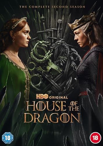 “House of the Dragon” Season 2 DVD cover featuring Rhaenyra and Alicent.