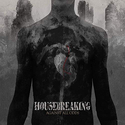 CD cover: Back of a person with a heart graphic and text "Housebreaking".