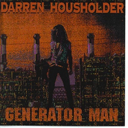 Album cover showing a silhouetted figure standing before an industrial background at sunset.