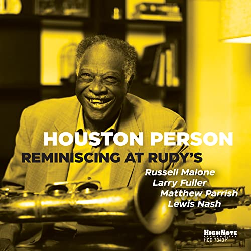 CD cover featuring jazz musician Houston Person in a yellow tone.