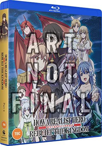 Blu-ray cover art featuring a group of anime characters from How a Realist Hero.