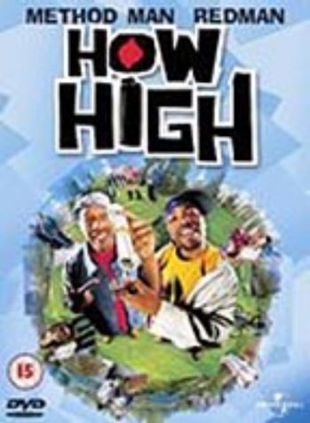 DVD cover for "How High" featuring two men in a grassy circular frame.