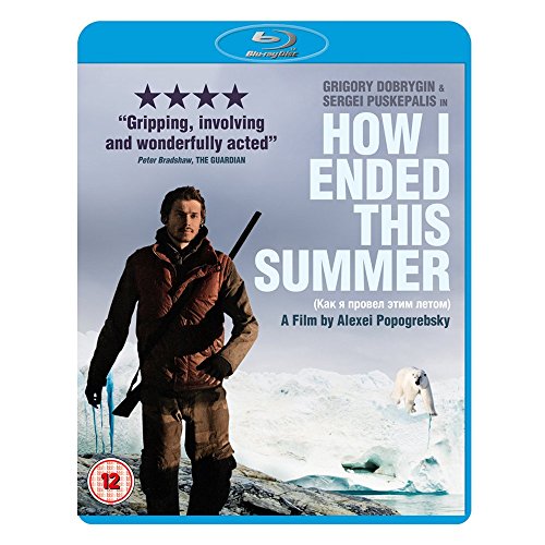 “How I Ended This Summer” Blu-ray cover with a man and polar bear.