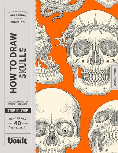 Book cover: detailed skull illustrations with floral and flame motifs.