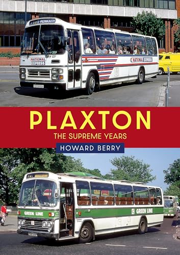 Book cover featuring two vintage buses, one National Express and one Green Line.