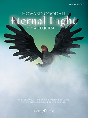 Vocal score cover: dark wings embracing a figure in clouds.