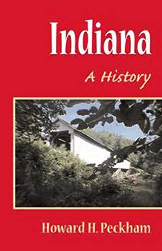 Book cover: “Indiana: A History” with image of a historic building.