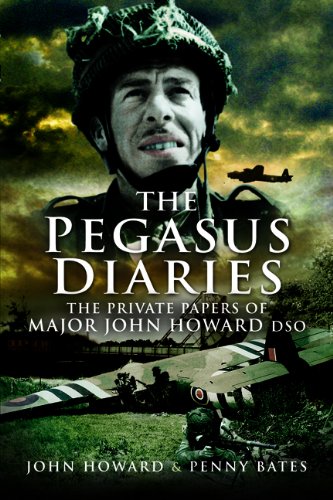 Book cover featuring a soldier in a helmet, a glider, and a dramatic sky.