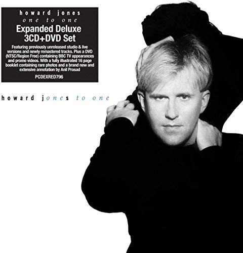 Howard Jones "One To One" 3CD+DVD album cover with portrait.