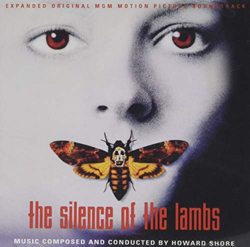 “Silence of the Lambs” soundtrack CD cover with eye and death’s-head hawkmoth.