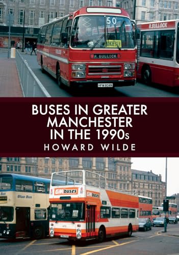 Book cover featuring red and orange buses in a city street scene.