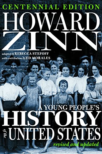 Book cover: “A Young People’s History of the United States” by Howard Zinn.