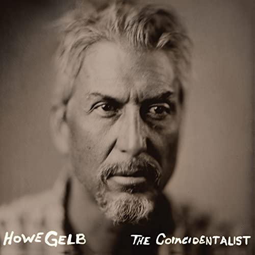 Close-up portrait of Howe Gelb on album cover, sepia toned.