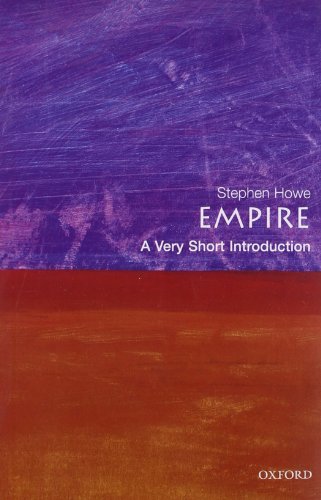 Book cover: “Empire: A Very Short Introduction” with purple and red abstract design.