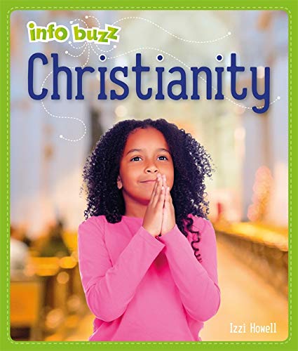 Book cover: "Christianity" with a young girl praying in a church.