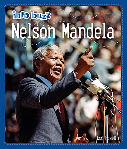 Book cover featuring Nelson Mandela speaking at a rally.