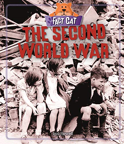 Book cover: “The Second World War” with children amid rubble.