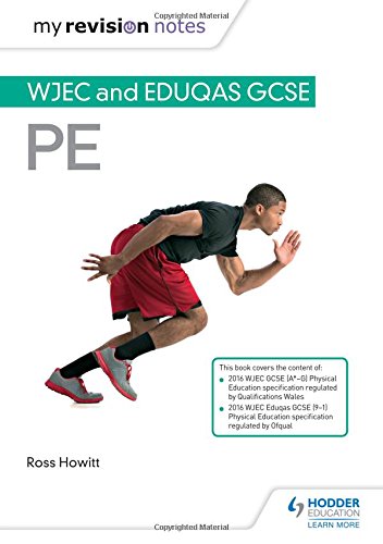 GCSE PE revision notes book cover with image of a runner.
