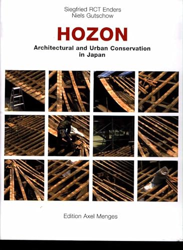 Book cover: "Hozon" featuring Japanese architectural roof construction details.