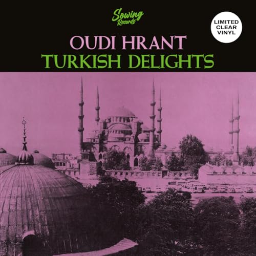 Album cover for Oudi Hrant’s “Turkish Delights” featuring a mosque.