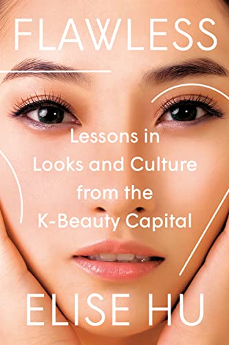 Book cover with a close-up of a woman’s face and the title “Flawless.”