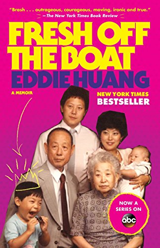Book cover: “Fresh Off the Boat” memoir with family portrait.