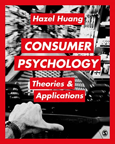 Book cover: "Consumer Psychology" by Hazel Huang, with shopping scene.