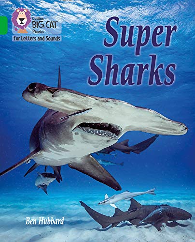 Book cover featuring a hammerhead shark and other sharks underwater.