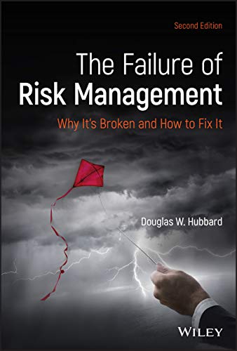 Book cover: "The Failure of Risk Management" with a kite in stormy skies.