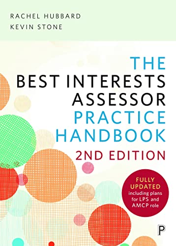 Book cover: "The Best Interests Assessor Practice Handbook, 2nd Edition".