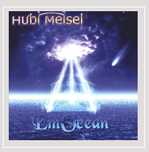 CD cover for “Emocean” by Hubi Meisel, featuring stormy ocean scene.