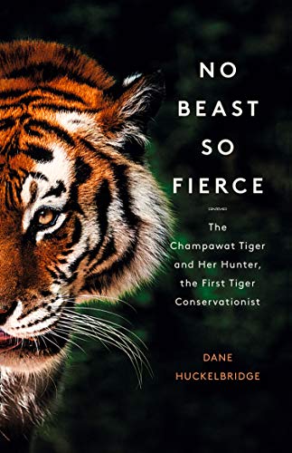 Book cover featuring a close-up of a tiger’s face and title text.