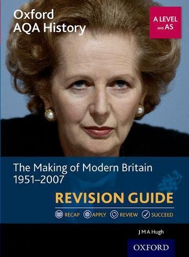 History revision guide cover featuring Margaret Thatcher, 1951-2007.
