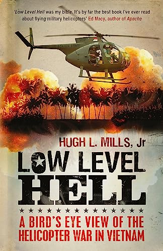 Book cover: helicopter flying over jungle with fiery orange and red background.