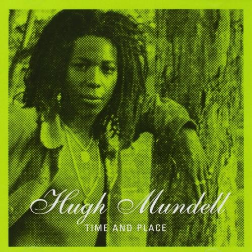 Green-toned portrait of Hugh Mundell with dreadlocks, album cover art.