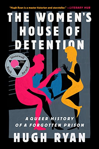 Book cover with silhouettes of two women and a Stonewall Book Award.