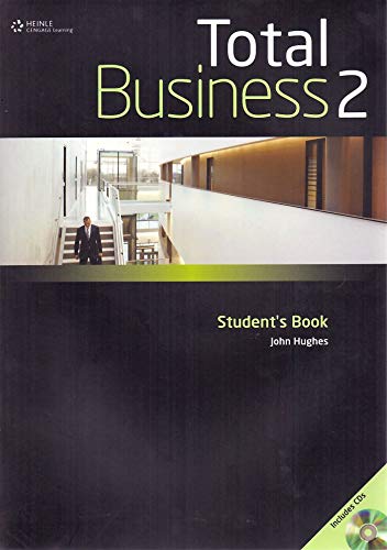 Textbook cover: "Total Business 2" with image of a man on stairs.