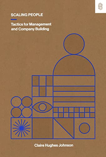Book cover with abstract blue line art on a brown background.