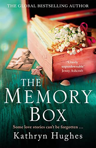 Book cover: open wooden box with letters, flowers, and a vintage photo.
