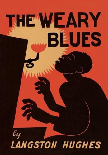 Book cover: Silhouette of a man playing piano, red and gold tones.
