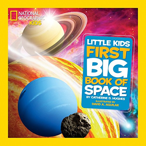 Book cover showing planets and space imagery with the title Little Kids First Big Book.