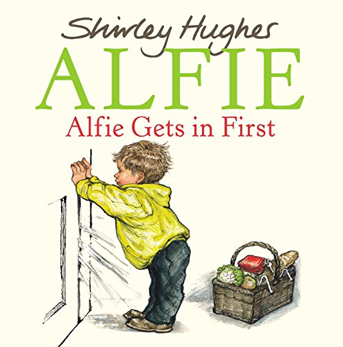 "Book cover illustration of a boy in a green hoodie entering a doorway."