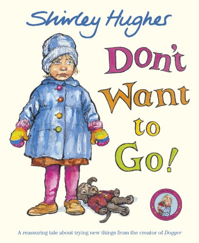 Book cover: sad child in winter clothes, dog lying down.