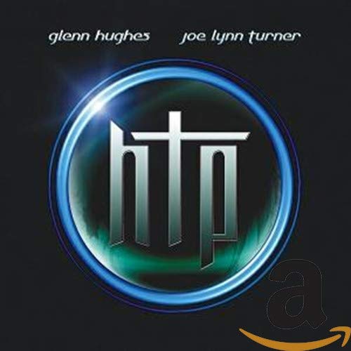 CD cover for "Hughes Turner Project" featuring a blue circular design and logo.