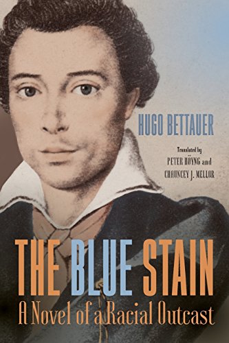 Book cover: portrait of a man with the title "The Blue Stain.