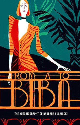 Book cover featuring stylized illustration of a woman in an orange dress.