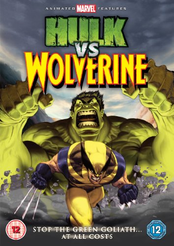 Green Hulk and blue Wolverine in combat stance on a dark background with bold typography.