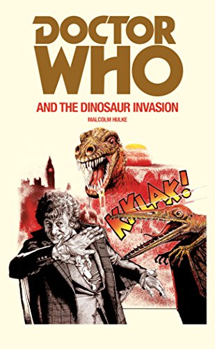 Doctor Who book cover featuring the Doctor, dinosaurs, and London.