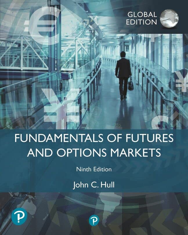Textbook cover with a man walking in a modern building interior.